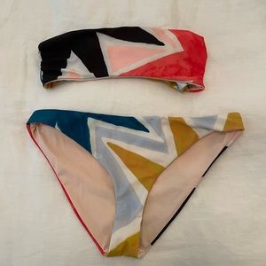 Mara Hoffman swimsuit top and bottom sz small
